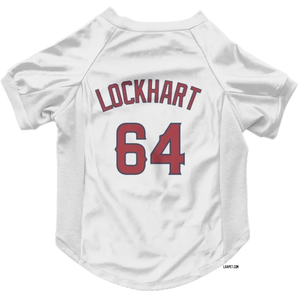 Los Angeles Angels Fulton Lockhart White Pet Jersey for Dog & Cat