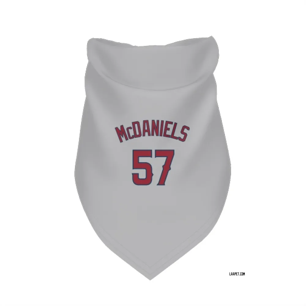 Los Angeles Angels Garrett McDaniels Gray Pet Bandana for Dog & Cat