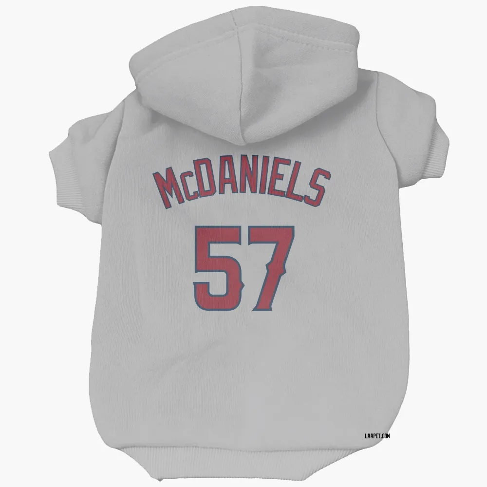 Los Angeles Angels Garrett McDaniels Gray Pet Hoodie for Dog & Cat