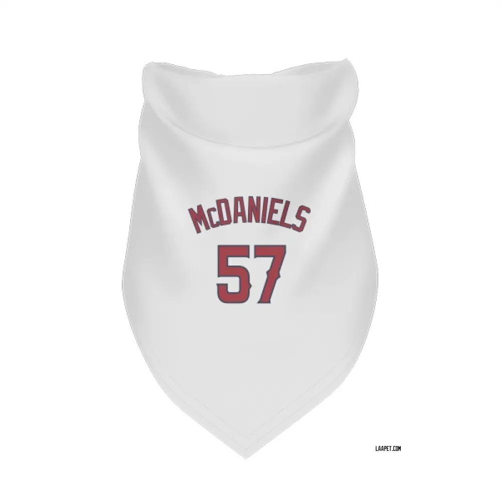 Los Angeles Angels Garrett McDaniels White Pet Bandana for Dog & Cat