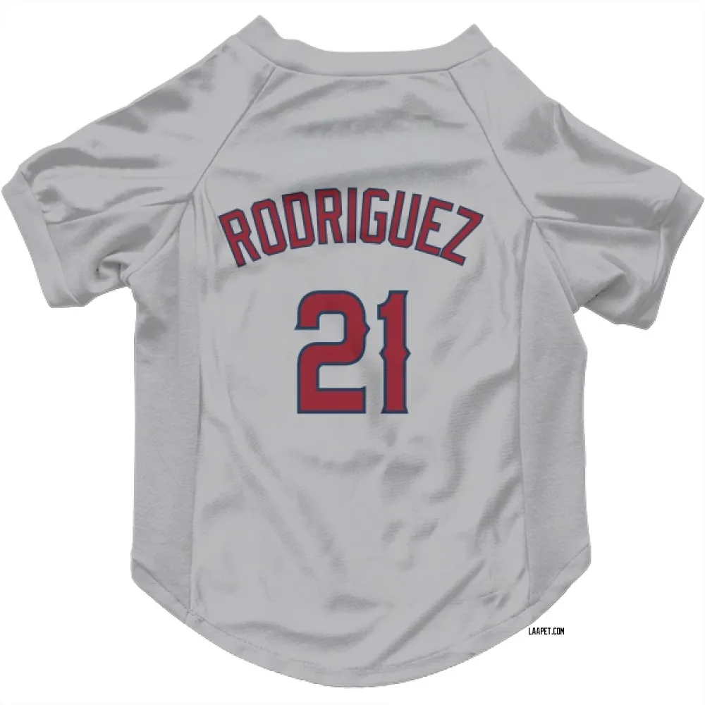 Los Angeles Angels Grayson Rodriguez Gray Pet Jersey for Dog & Cat