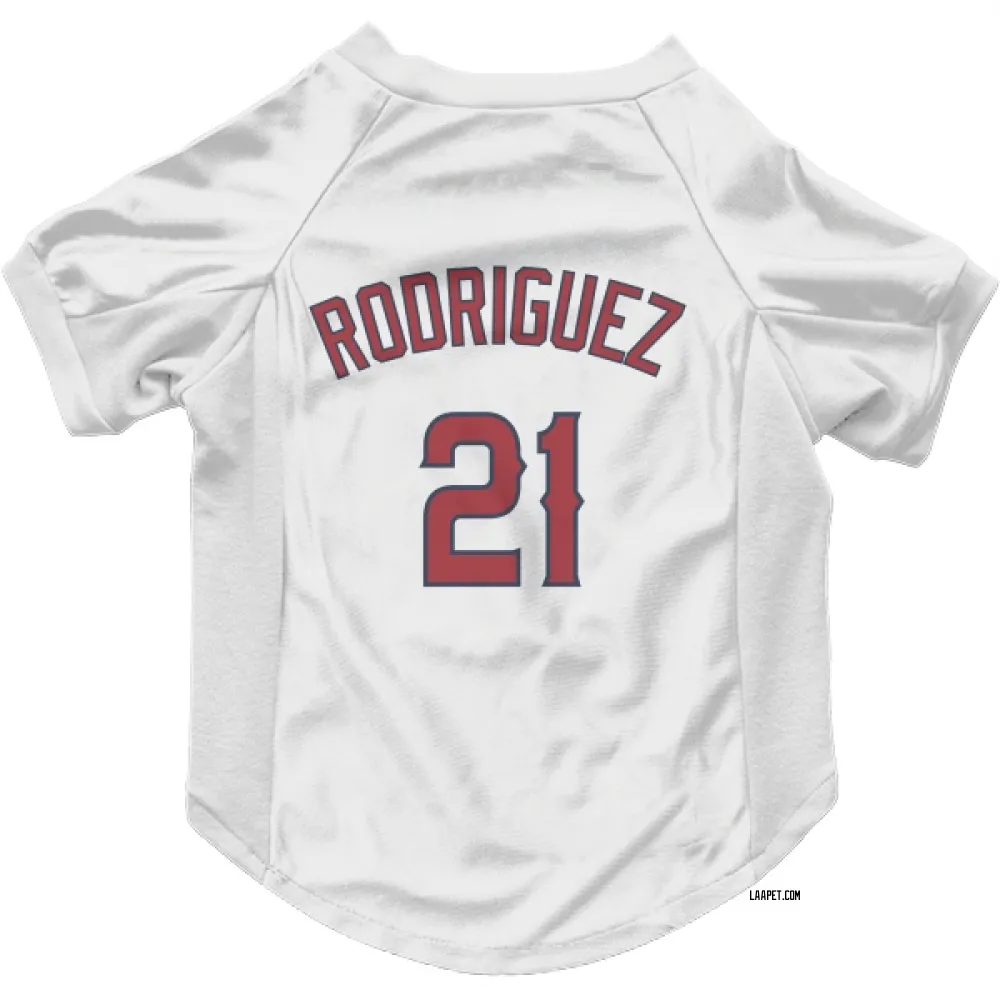 Los Angeles Angels Grayson Rodriguez White Pet Jersey for Dog & Cat