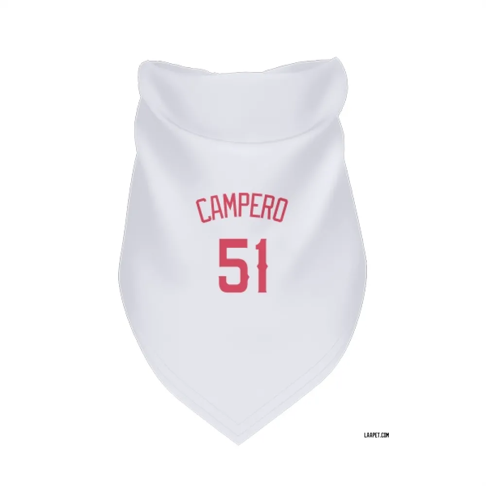 Los Angeles Angels Gustavo Campero Navy Pet Bandana for Dog & Cat