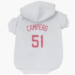 Los Angeles Angels Gustavo Campero Navy Pet Hoodie for Dog & Cat