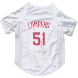 Los Angeles Angels Gustavo Campero Navy Pet Jersey for Dog & Cat