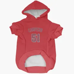 Los Angeles Angels Gustavo Campero Red Pet Hoodie for Dog & Cat