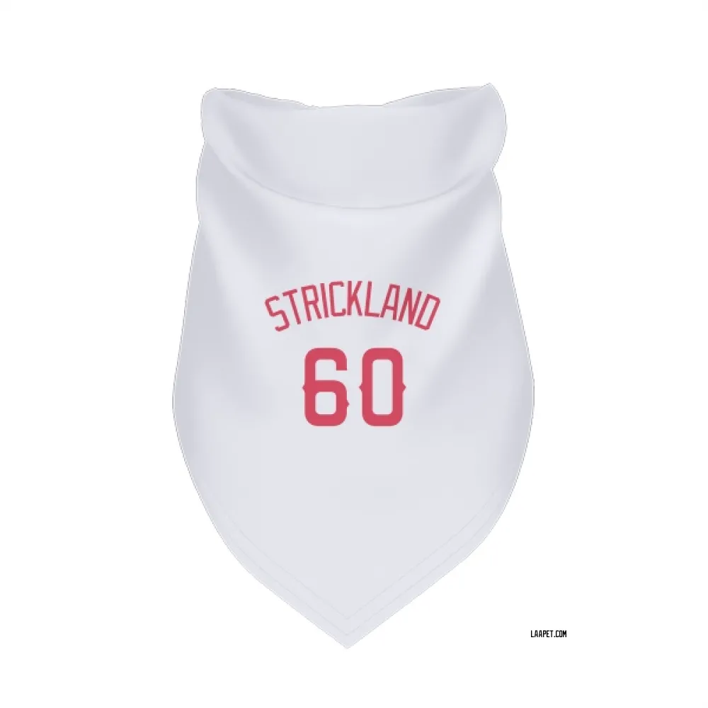 Los Angeles Angels Hunter Strickland Navy Pet Bandana for Dog & Cat