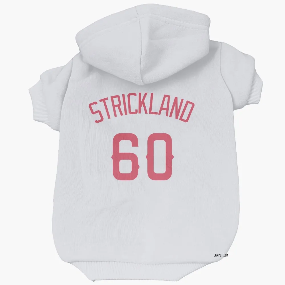 Los Angeles Angels Hunter Strickland Navy Pet Hoodie for Dog & Cat