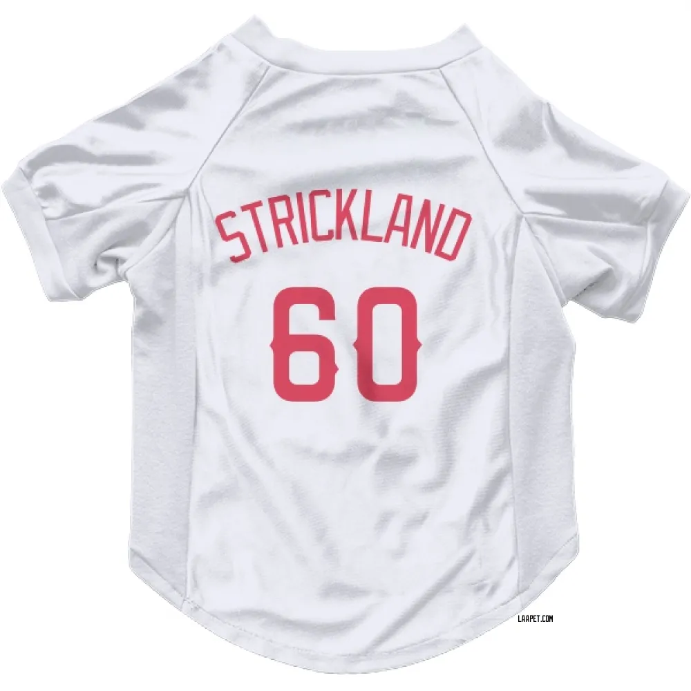 Los Angeles Angels Hunter Strickland Navy Pet Jersey for Dog & Cat