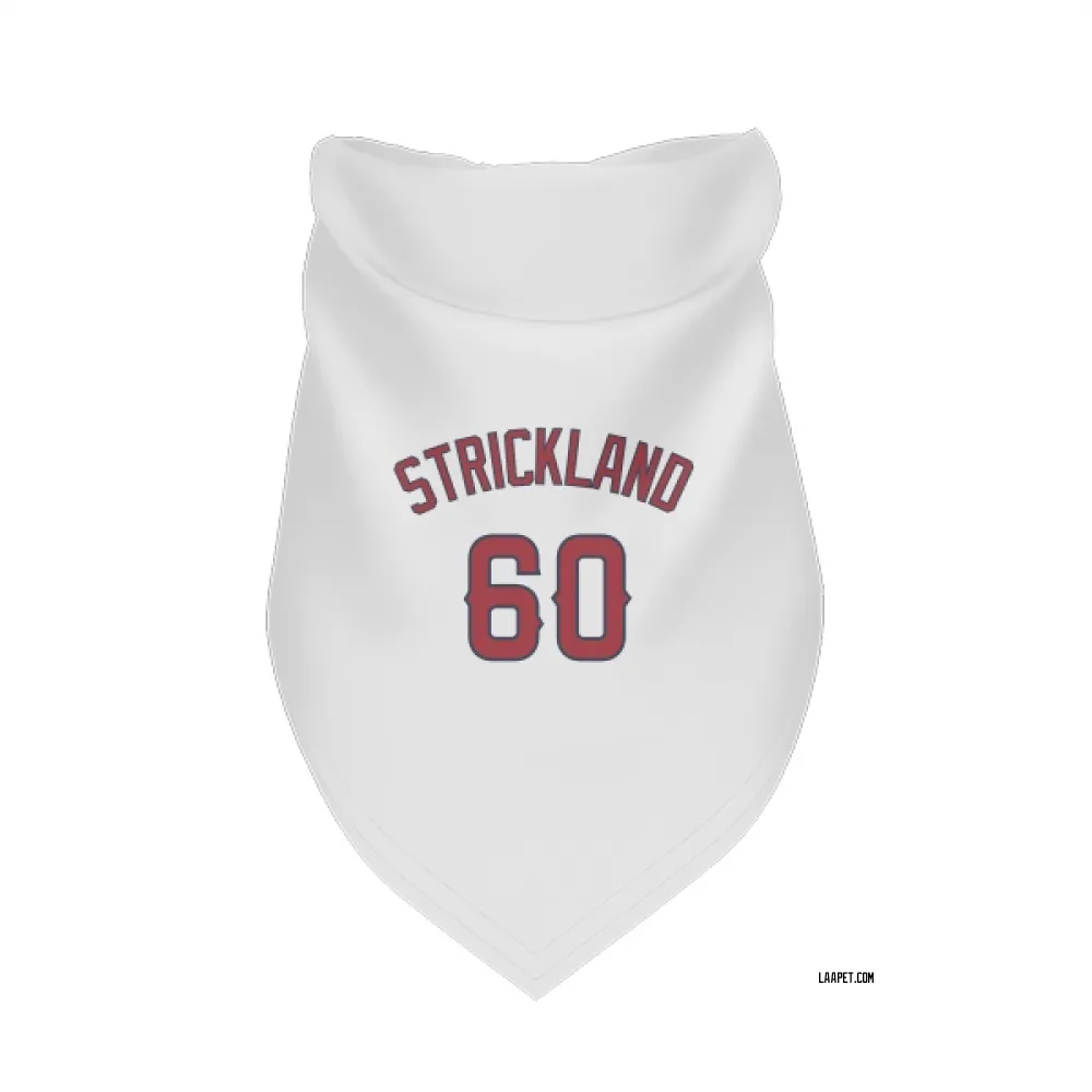 Los Angeles Angels Hunter Strickland White Pet Bandana for Dog & Cat