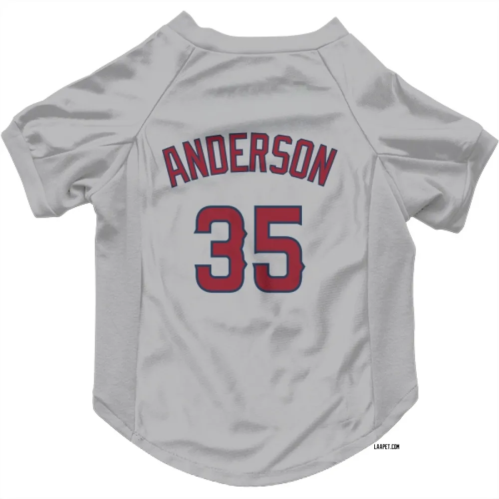 Los Angeles Angels Ian Anderson Gray Pet Jersey for Dog & Cat