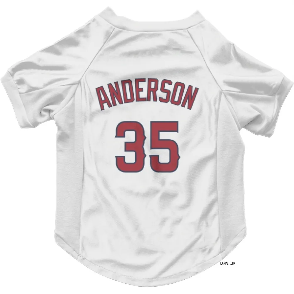Los Angeles Angels Ian Anderson White Pet Jersey for Dog & Cat