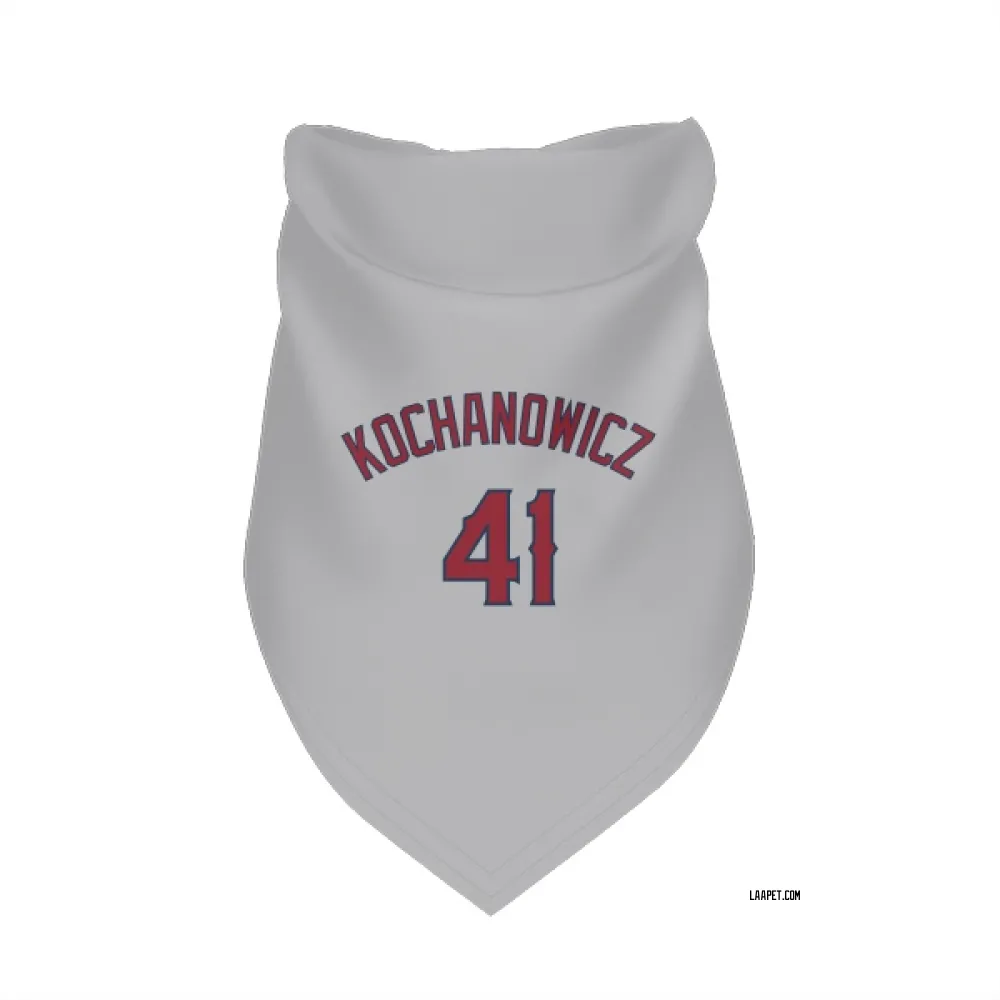 Los Angeles Angels Jack Kochanowicz Gray Pet Bandana for Dog & Cat