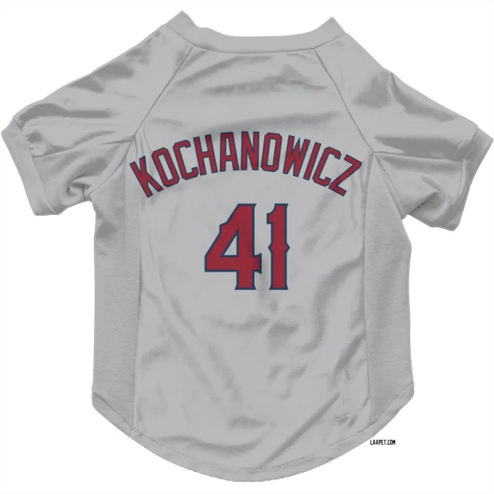Los Angeles Angels Jack Kochanowicz Gray Pet Jersey for Dog & Cat