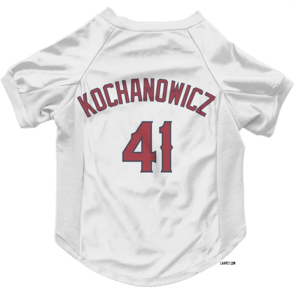 Los Angeles Angels Jack Kochanowicz White Pet Jersey for Dog & Cat
