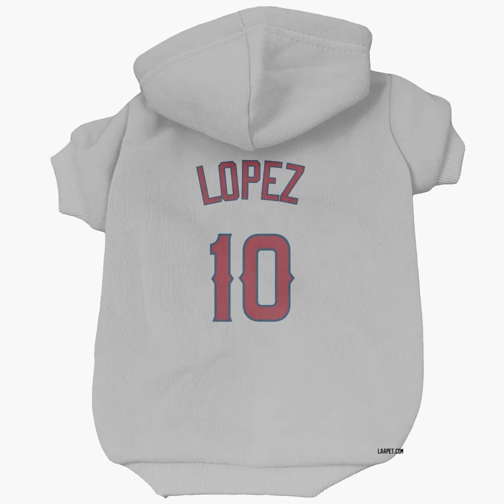 Los Angeles Angels Jack Lopez Gray Pet Hoodie for Dog & Cat