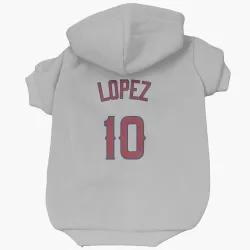 Los Angeles Angels Jack Lopez Gray Pet Hoodie for Dog & Cat