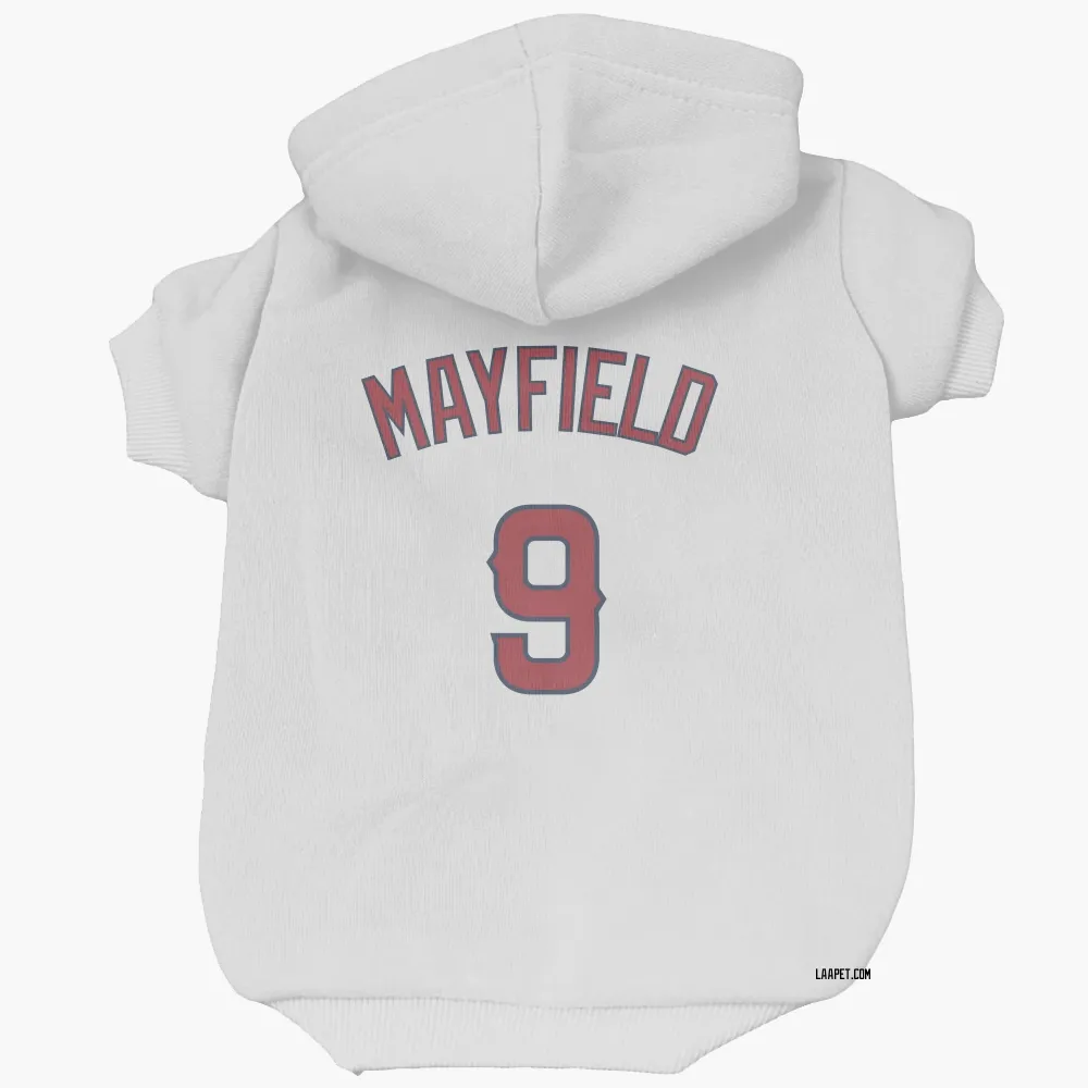 Los Angeles Angels Jack Mayfield White Pet Hoodie for Dog & Cat