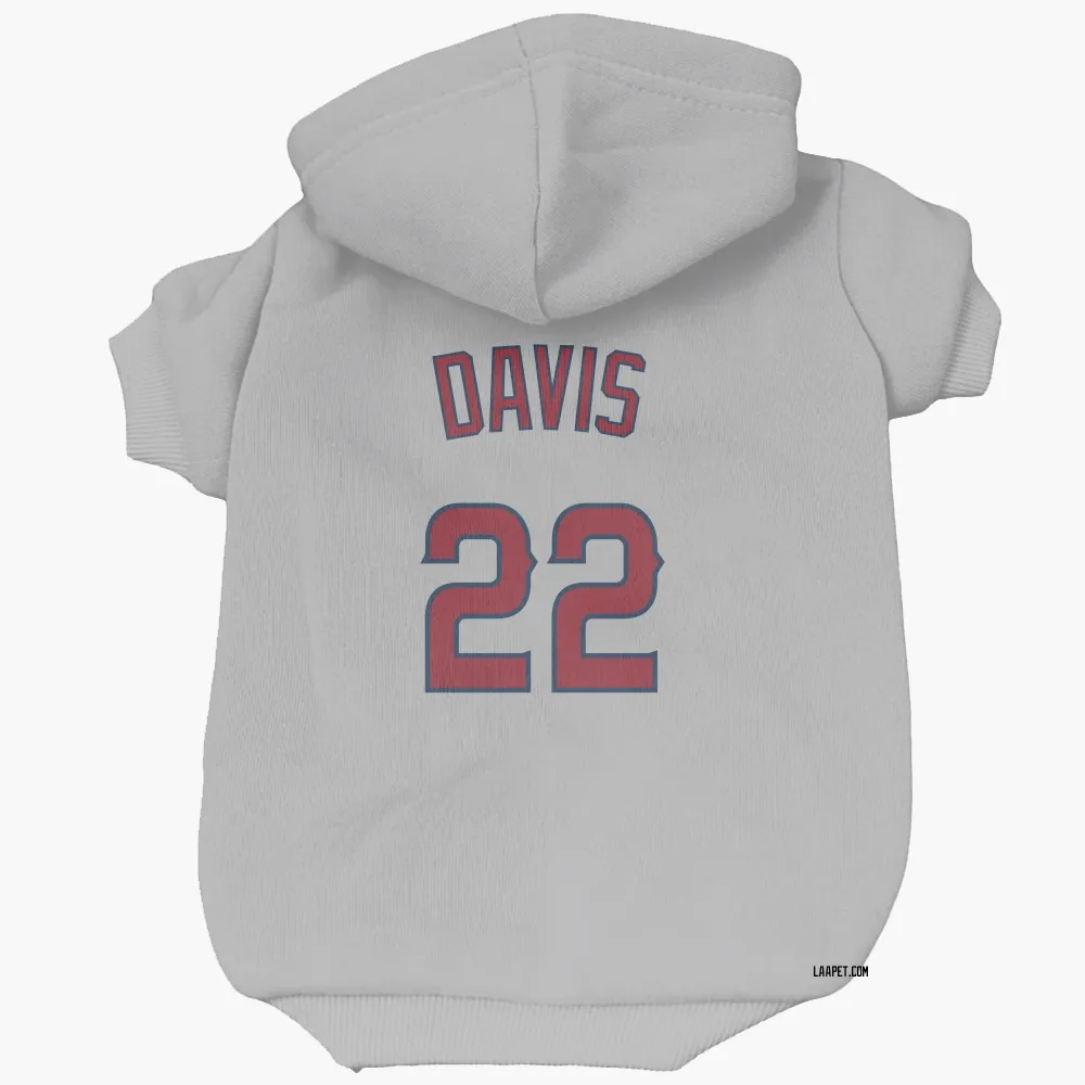 Los Angeles Angels J.D. Davis Gray Pet Hoodie for Dog & Cat