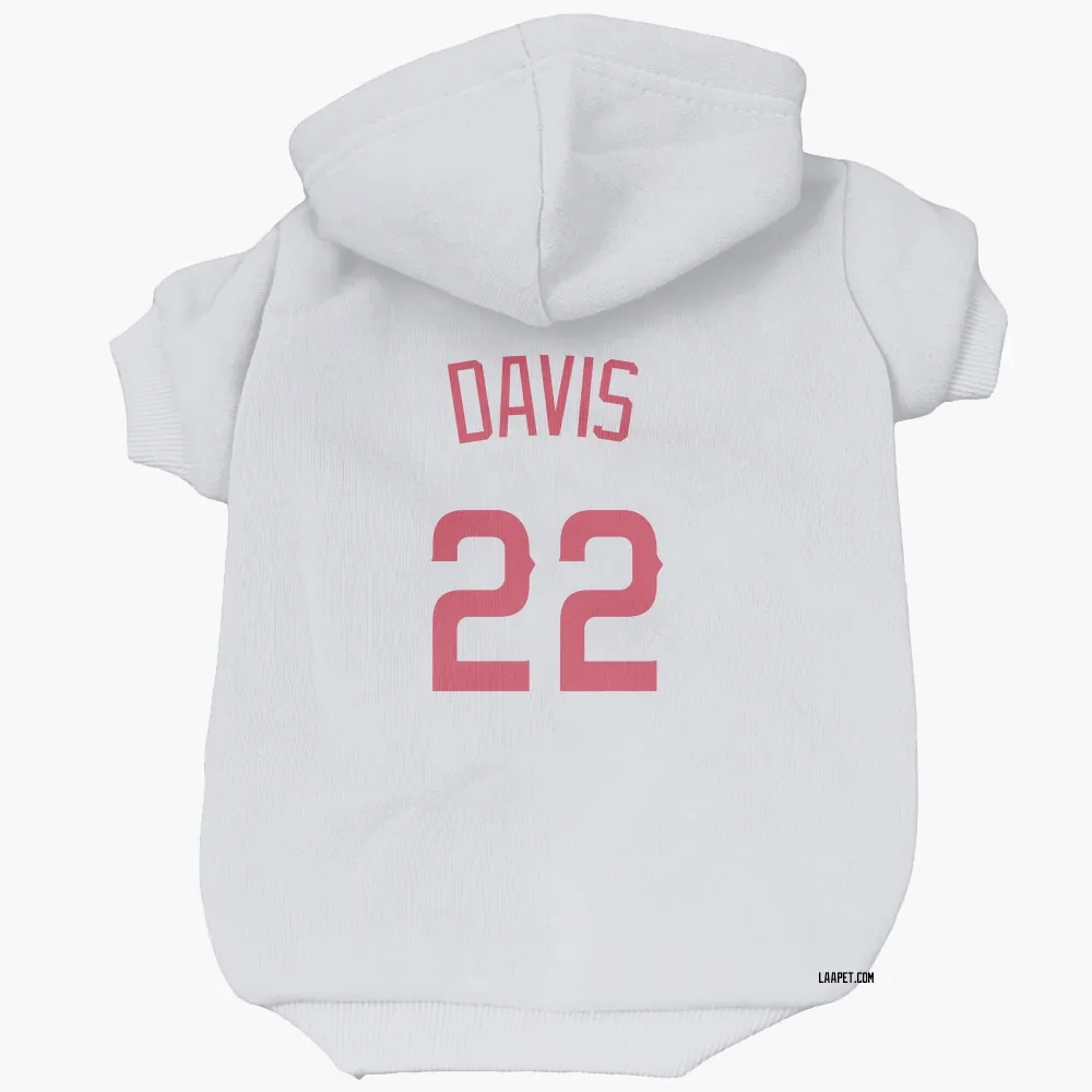 Los Angeles Angels J.D. Davis Navy Pet Hoodie for Dog & Cat