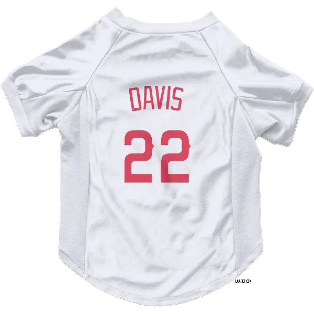 Los Angeles Angels J.D. Davis Navy Pet Jersey for Dog & Cat
