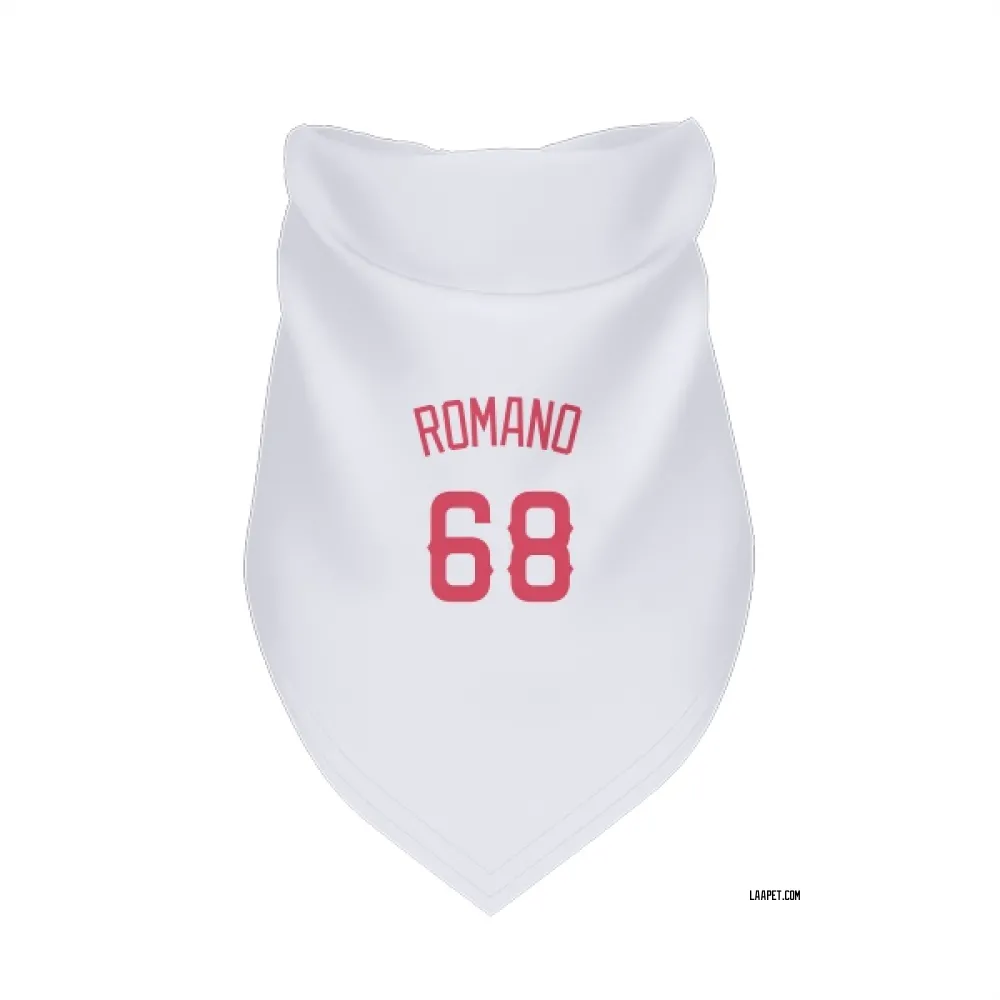 Los Angeles Angels Jordan Romano Navy Pet Bandana for Dog & Cat