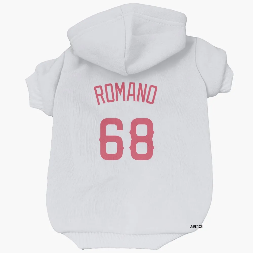 Los Angeles Angels Jordan Romano Navy Pet Hoodie for Dog & Cat