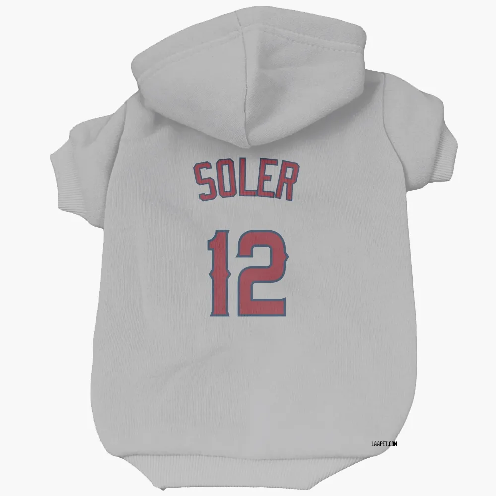 Los Angeles Angels Jorge Soler Gray Pet Hoodie for Dog & Cat