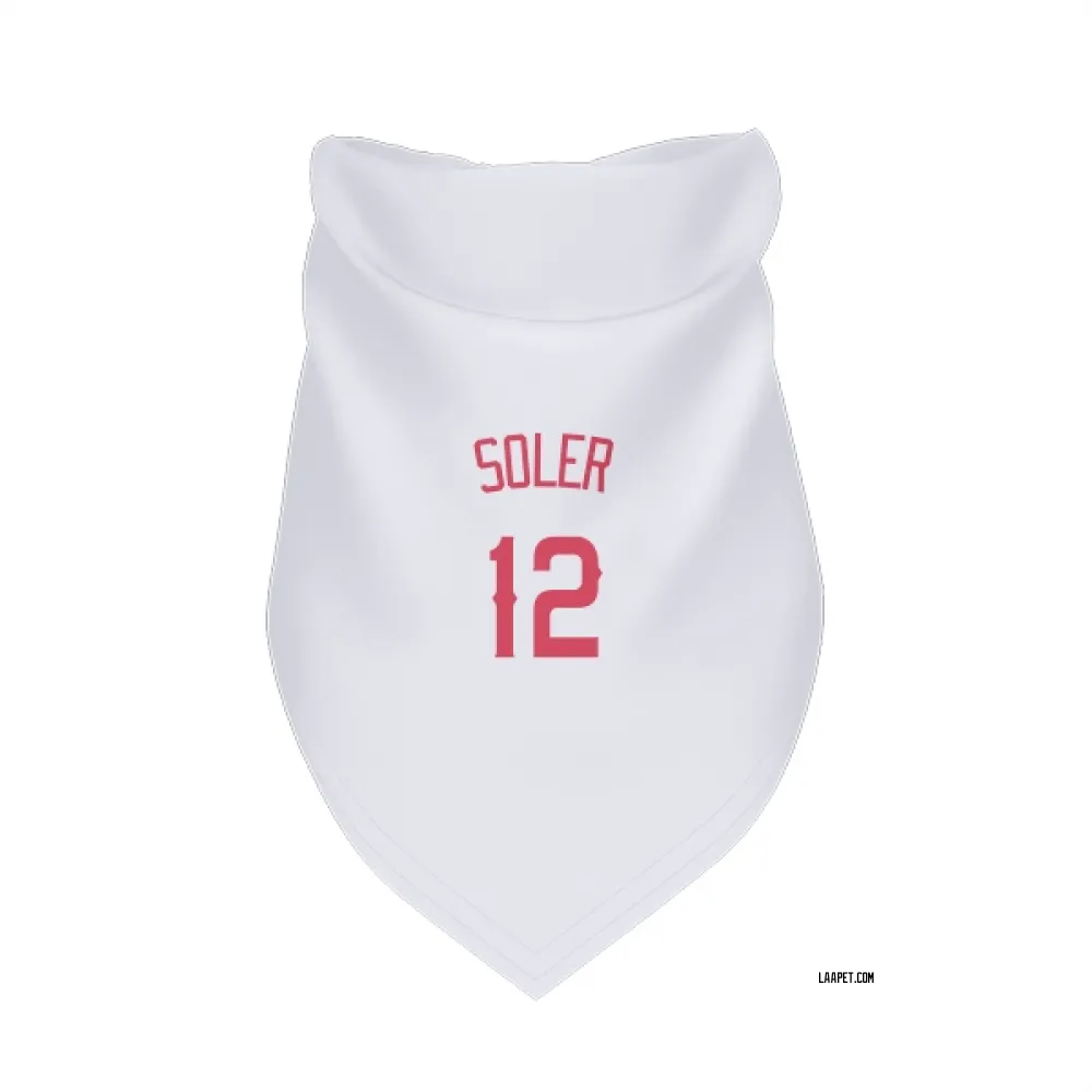 Los Angeles Angels Jorge Soler Navy Pet Bandana for Dog & Cat
