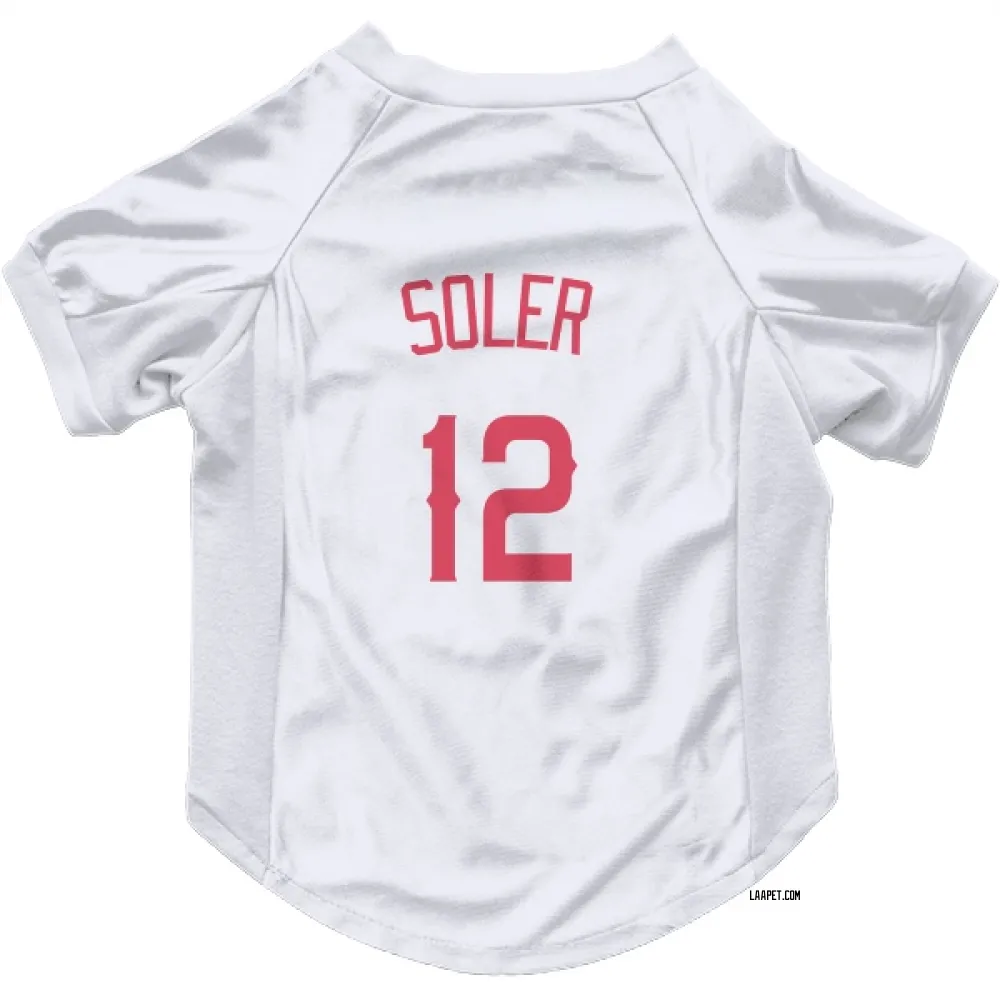 Los Angeles Angels Jorge Soler Navy Pet Jersey for Dog & Cat