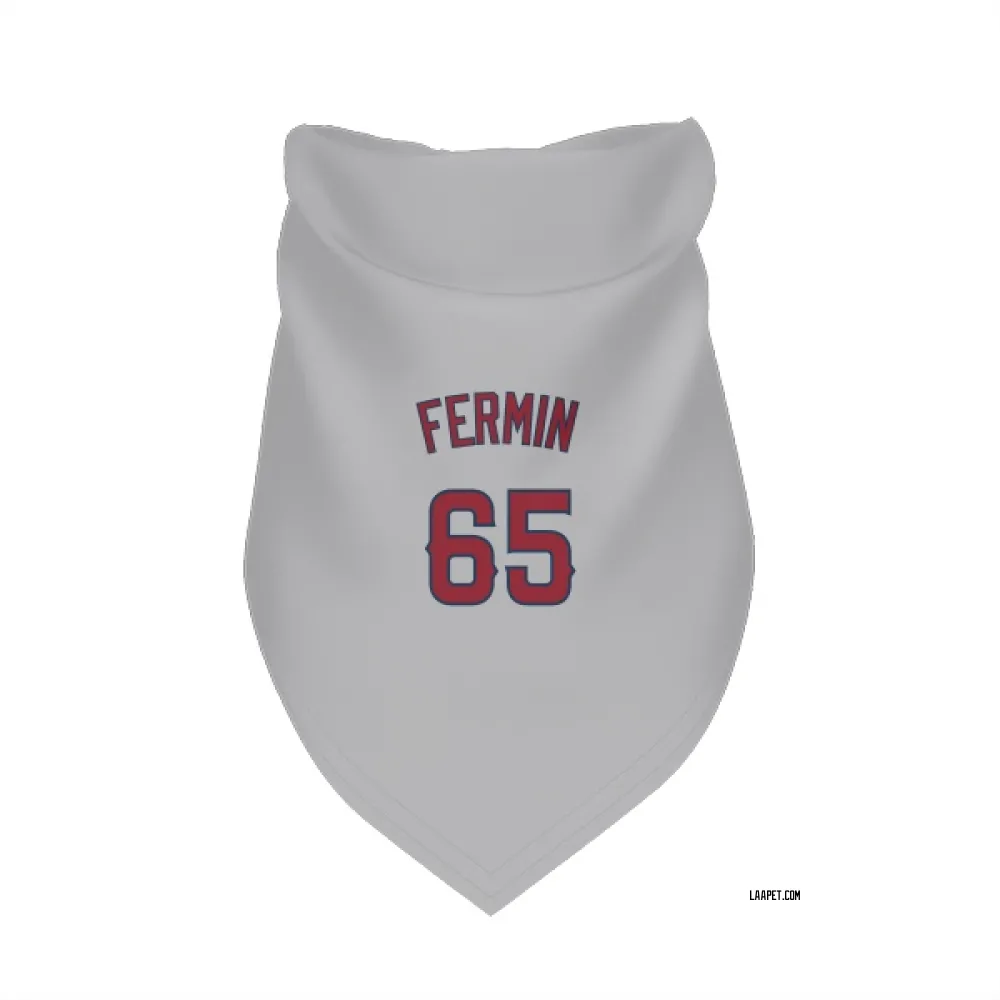 Los Angeles Angels Jose Fermin Gray Pet Bandana for Dog & Cat