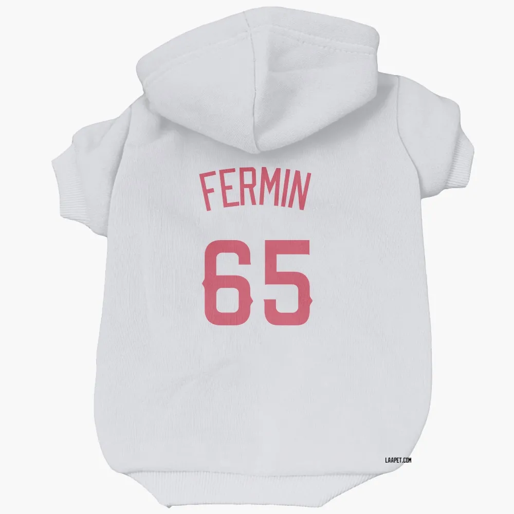 Los Angeles Angels Jose Fermin Navy Pet Hoodie for Dog & Cat