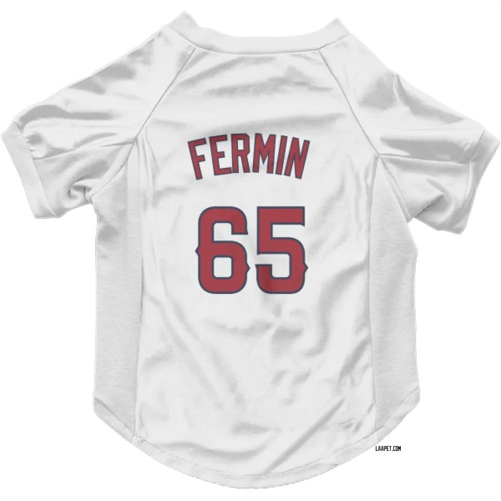 Los Angeles Angels Jose Fermin White Pet Jersey for Dog & Cat