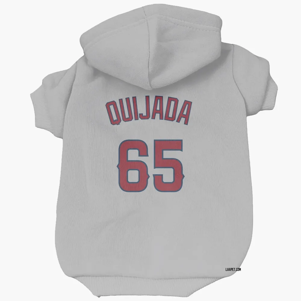 Los Angeles Angels Jose Quijada Gray Pet Hoodie for Dog & Cat