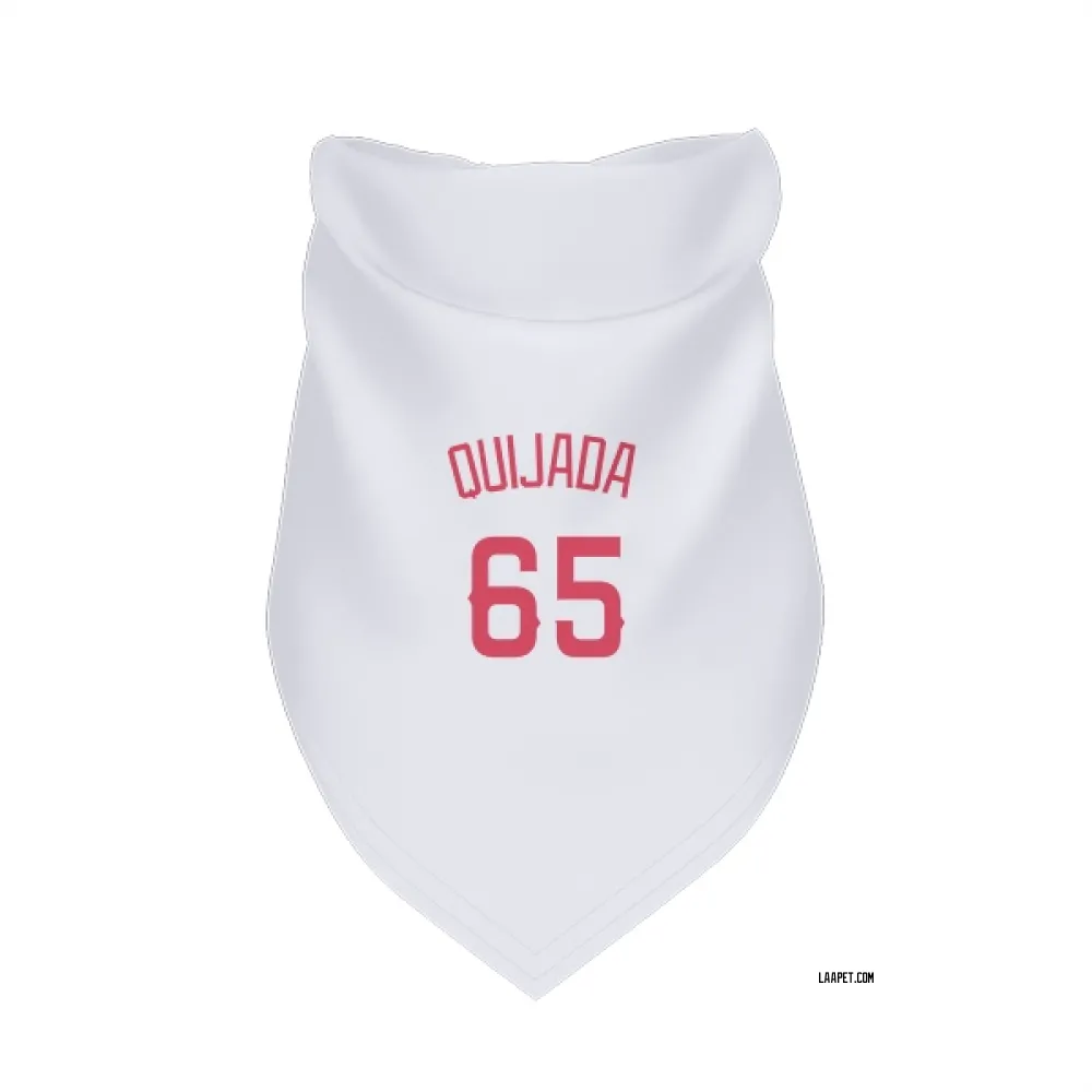 Los Angeles Angels Jose Quijada Navy Pet Bandana for Dog & Cat