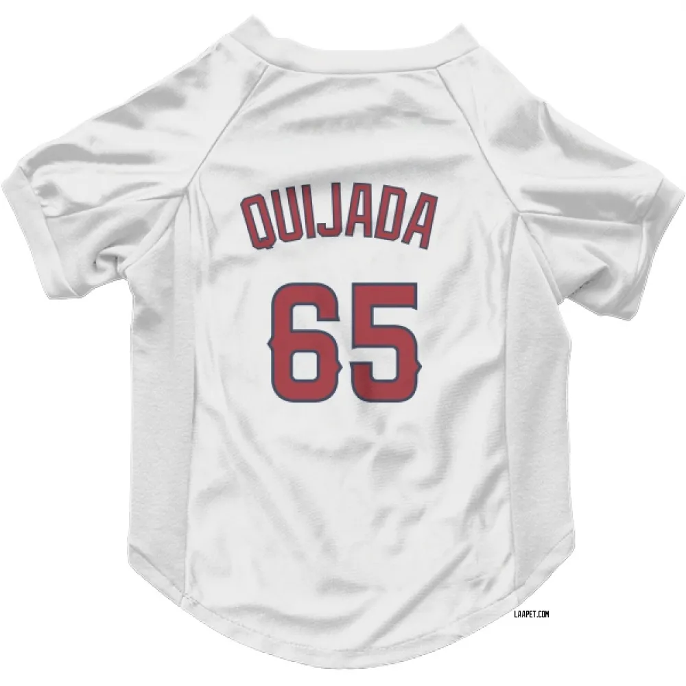 Los Angeles Angels Jose Quijada White Pet Jersey for Dog & Cat