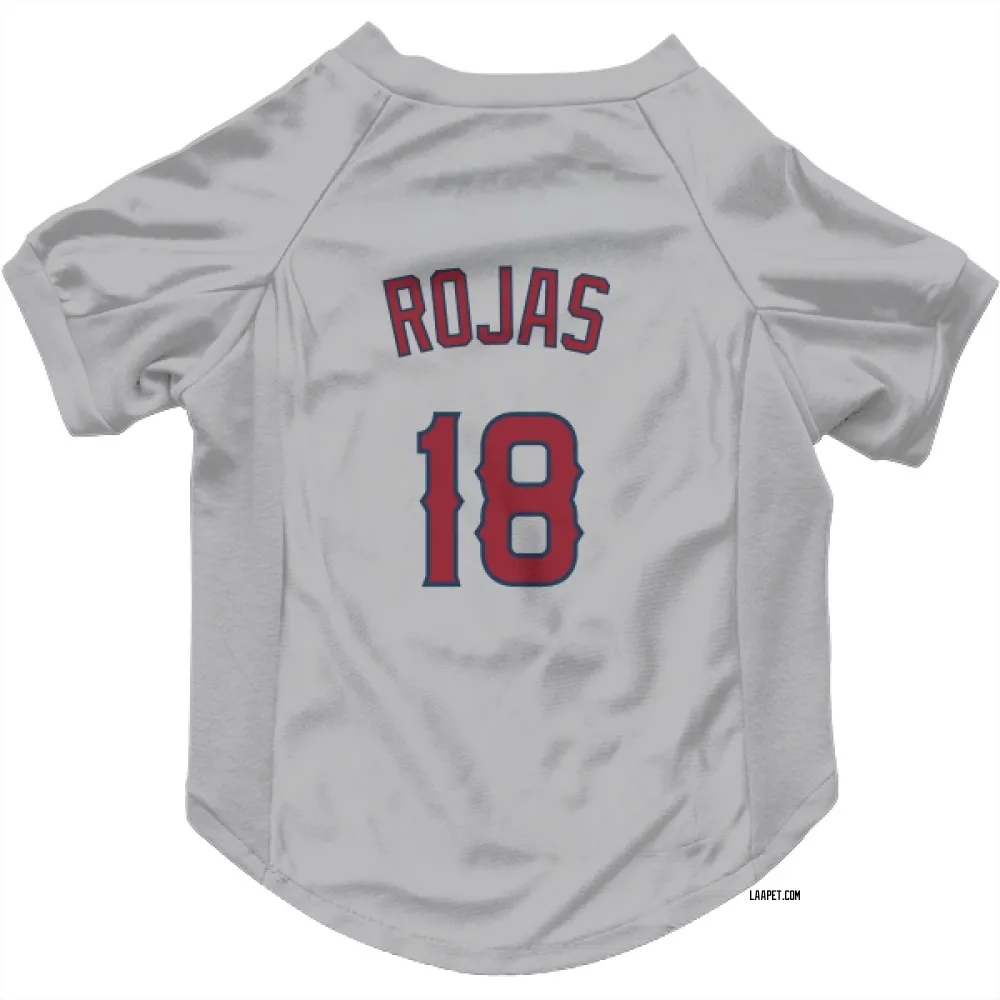 Los Angeles Angels Jose Rojas Gray Pet Jersey for Dog & Cat