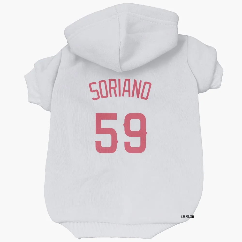 Los Angeles Angels Jose Soriano Navy Pet Hoodie for Dog & Cat