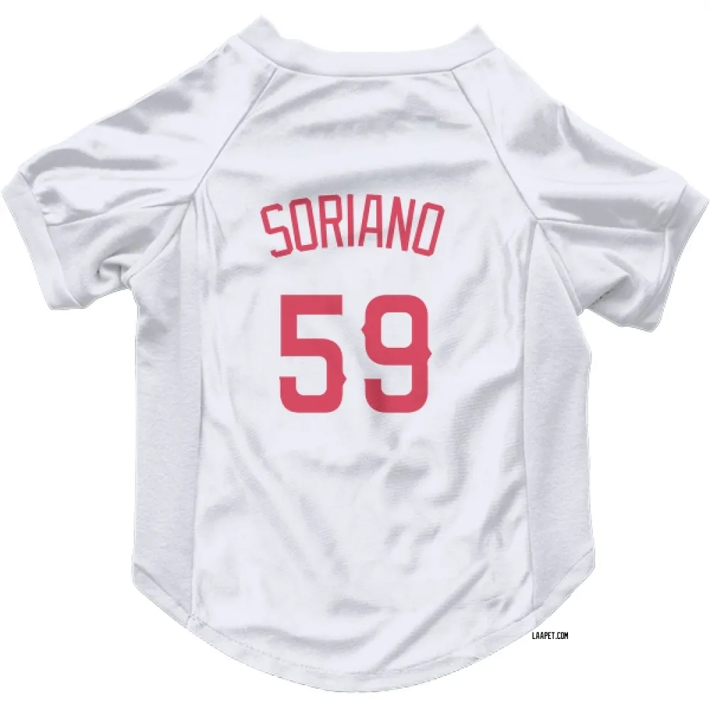 Los Angeles Angels Jose Soriano Navy Pet Jersey for Dog & Cat