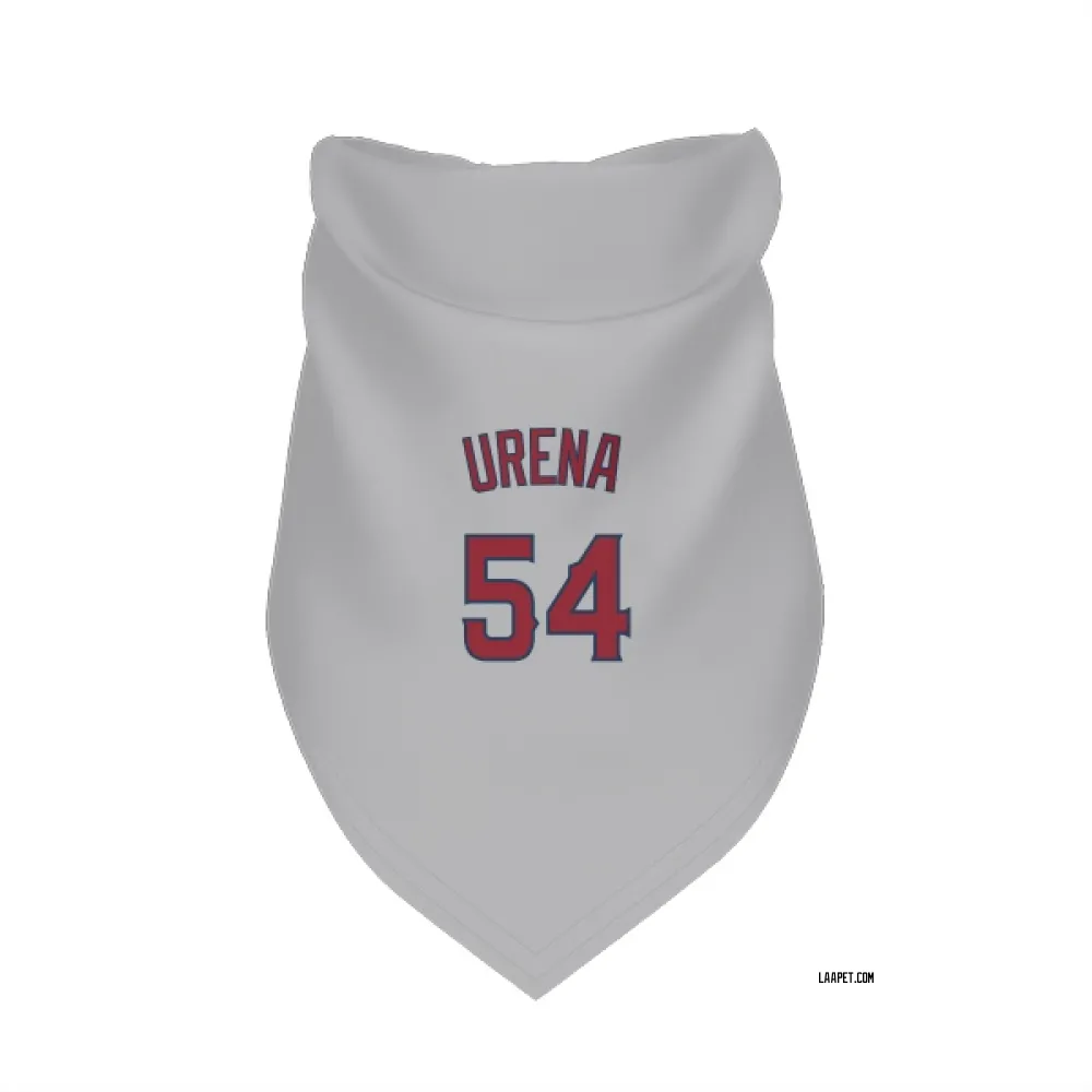 Los Angeles Angels Jose Urena Gray Pet Bandana for Dog & Cat