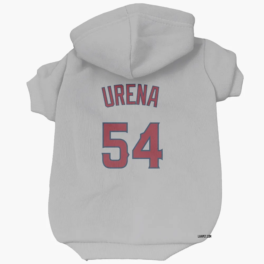 Los Angeles Angels Jose Urena Gray Pet Hoodie for Dog & Cat