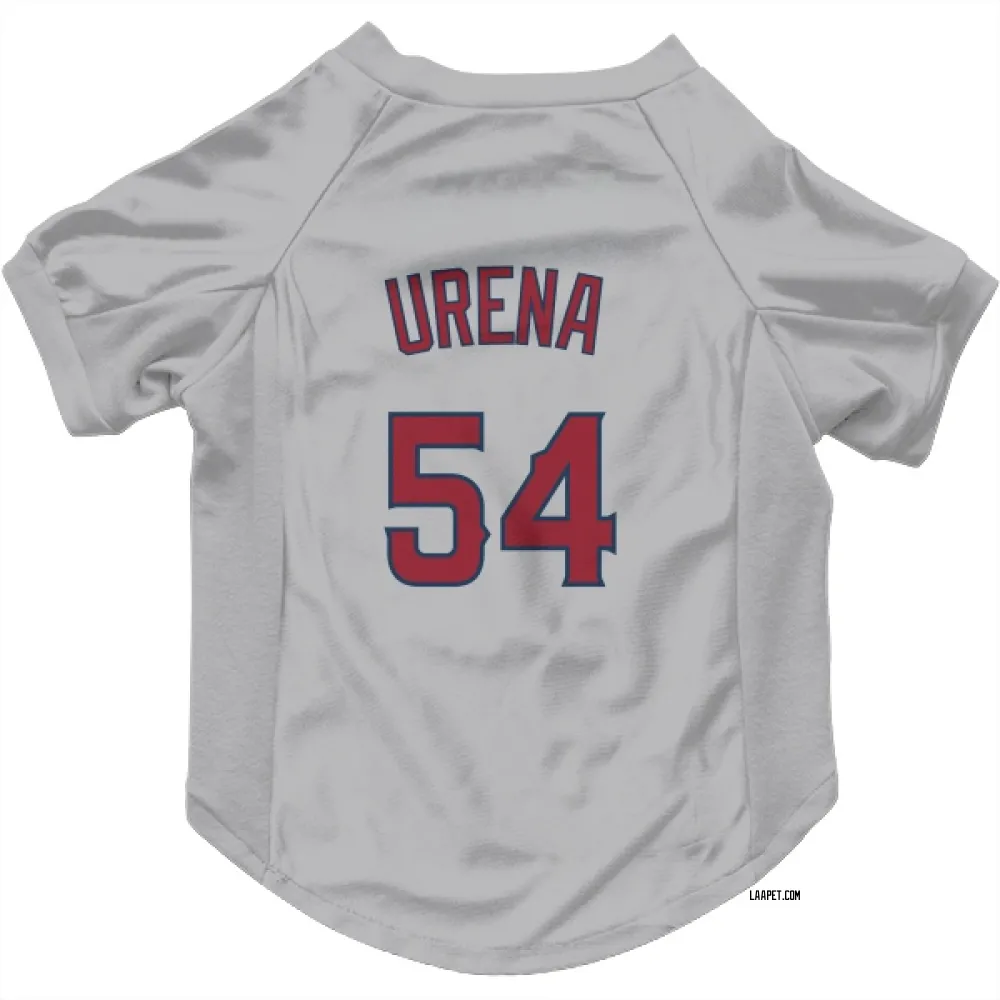 Los Angeles Angels Jose Urena Gray Pet Jersey for Dog & Cat