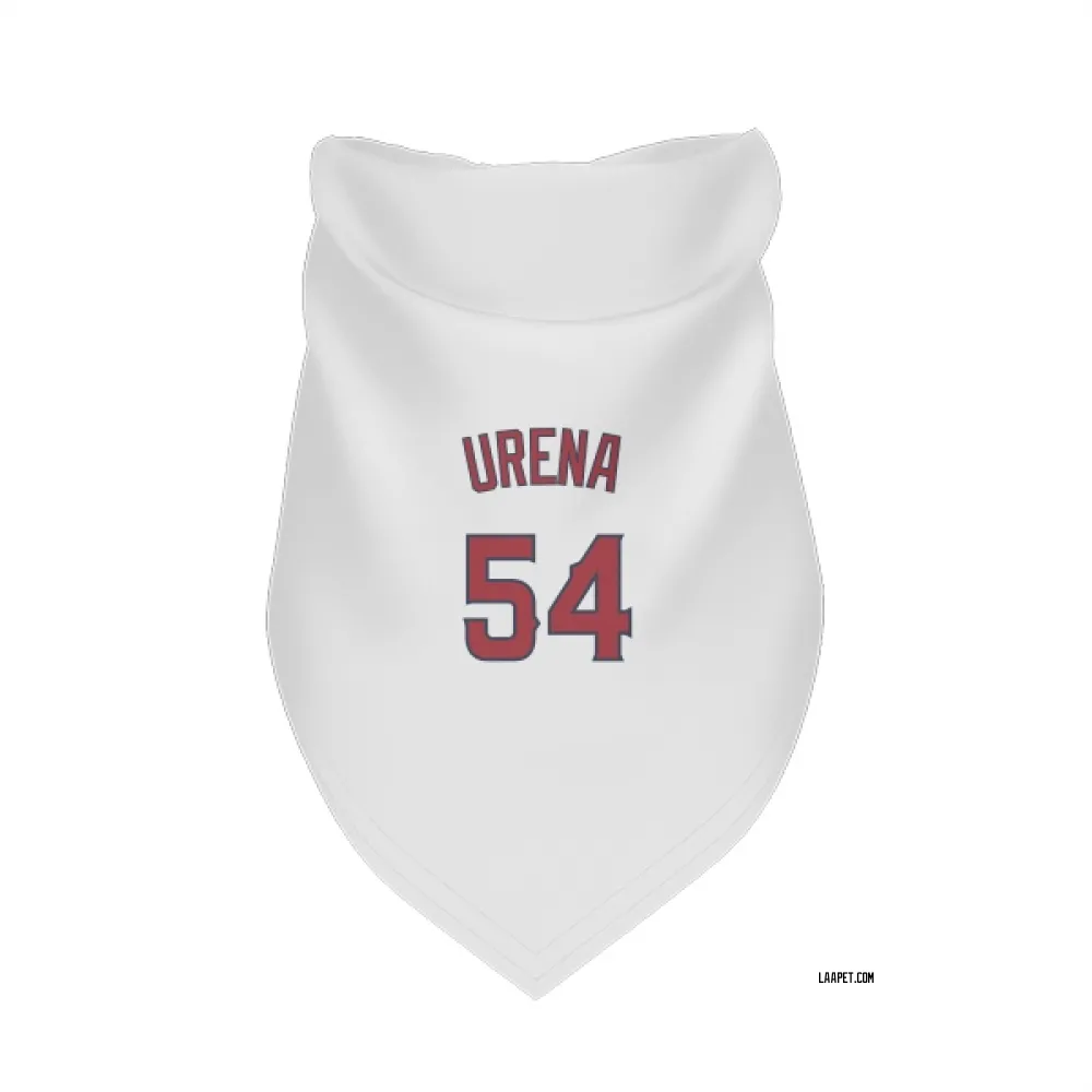 Los Angeles Angels Jose Urena White Pet Bandana for Dog & Cat