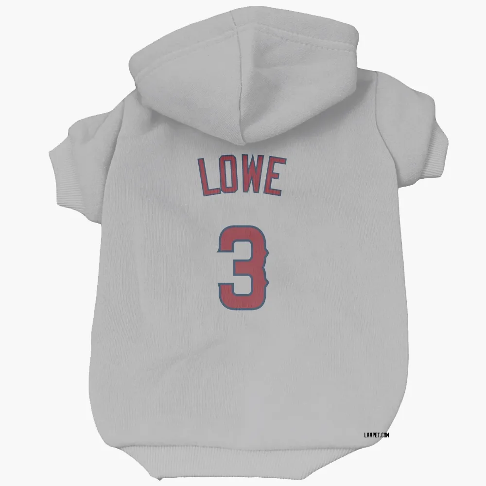 Los Angeles Angels Josh Lowe Gray Pet Hoodie for Dog & Cat
