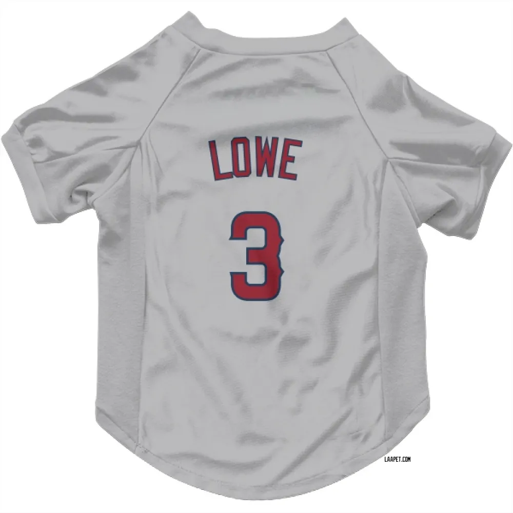 Los Angeles Angels Josh Lowe Gray Pet Jersey for Dog & Cat
