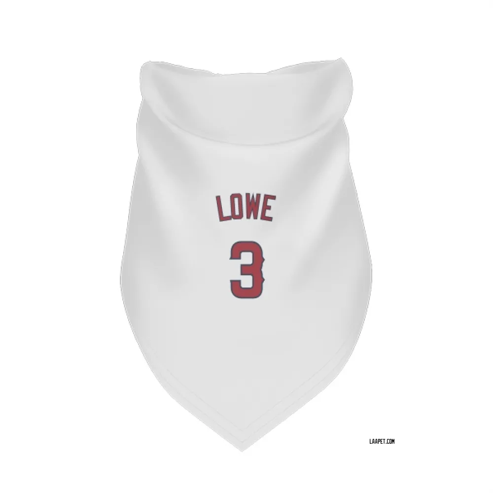 Los Angeles Angels Josh Lowe White Pet Bandana for Dog & Cat
