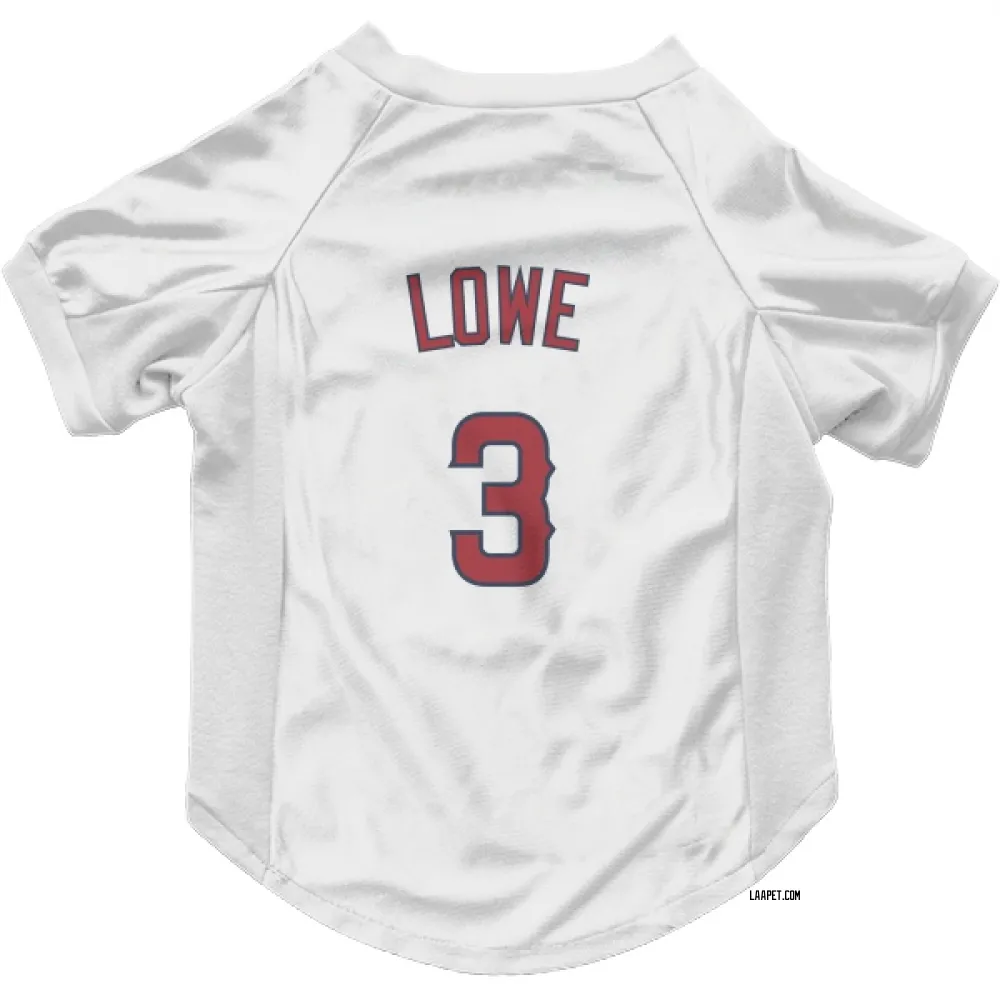 Los Angeles Angels Josh Lowe White Pet Jersey for Dog & Cat