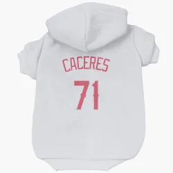 Los Angeles Angels Kelvin Caceres Navy Pet Hoodie for Dog & Cat