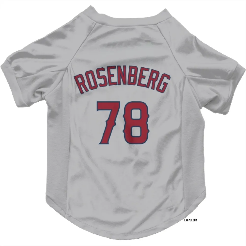 Los Angeles Angels Kenny Rosenberg Gray Pet Jersey for Dog & Cat