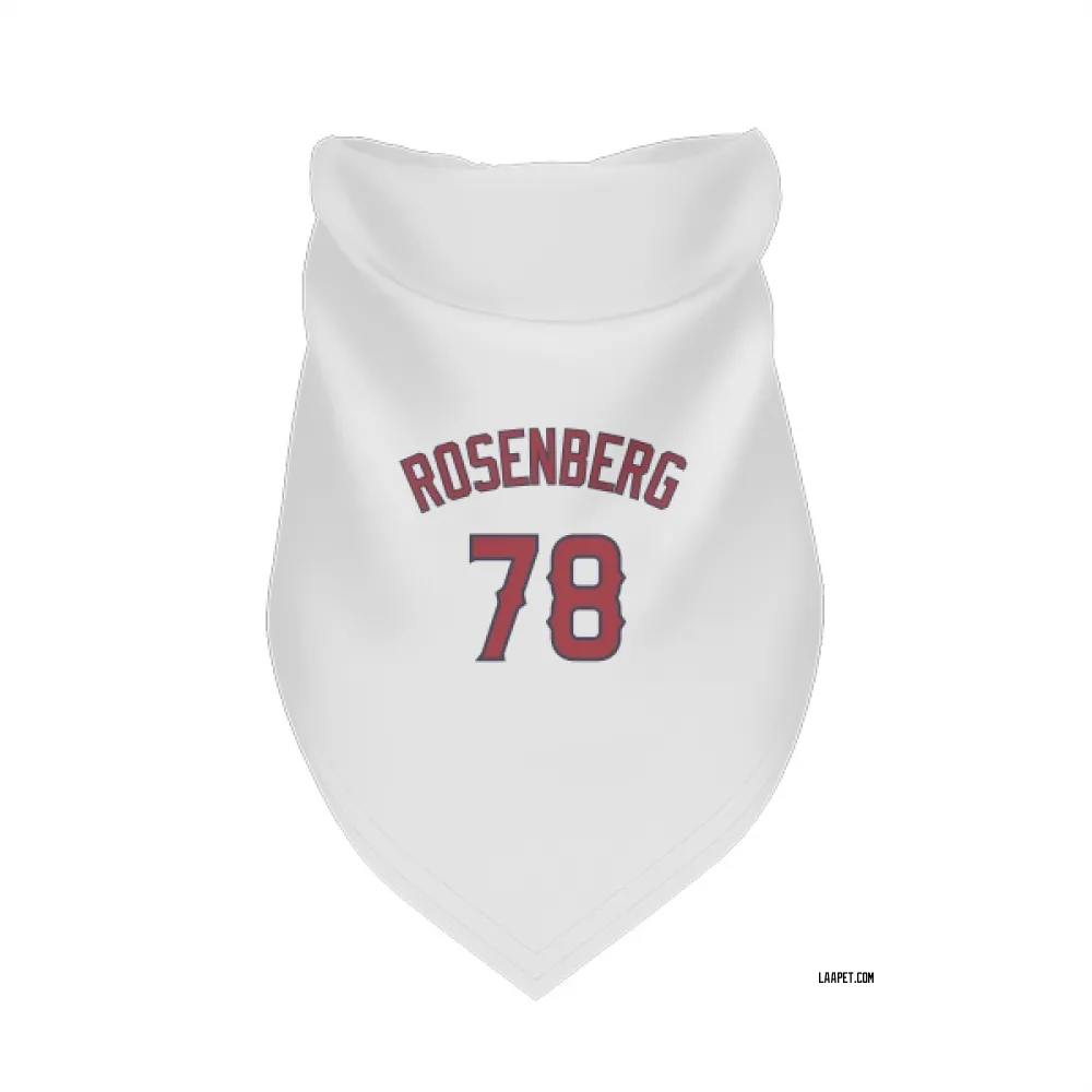 Los Angeles Angels Kenny Rosenberg White Pet Bandana for Dog & Cat